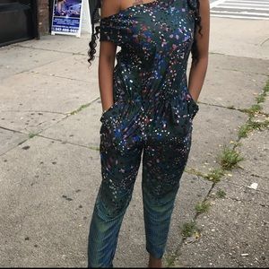 Silky one piece jumpsuit